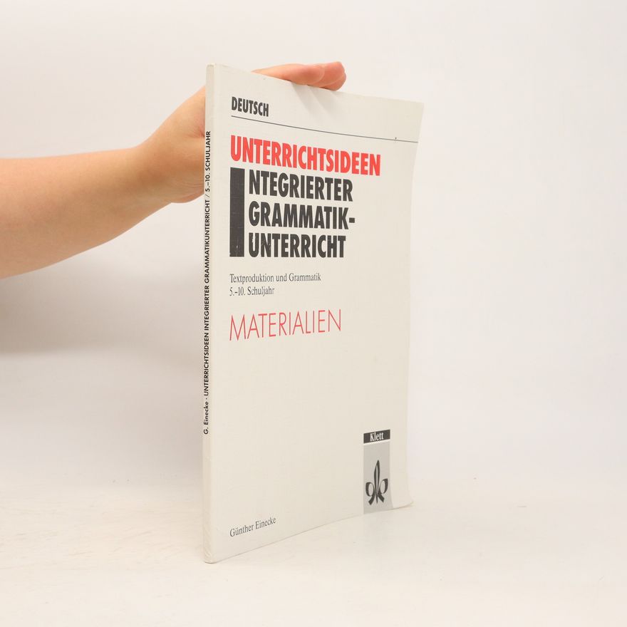 Kolektív autorov Unterrichtsideen integrierter Grammatikunterricht
