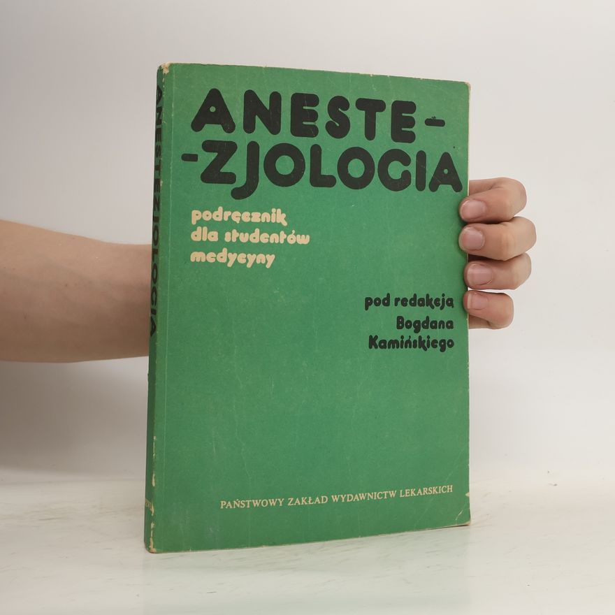 Bogdan Kamiński Anestezjologia
