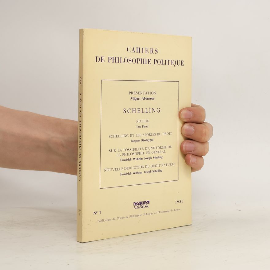 Autorenkollektiv Cahiers de philosophie politique