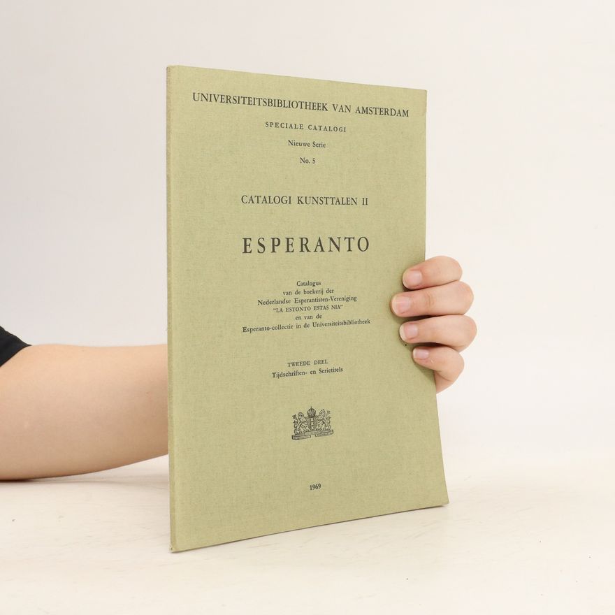 Kolektív autorov Catalogi Kunsttalen II: Esperanto