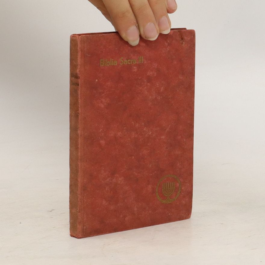 Collectif d'auteurs Biblia Sacra III. Vetus Testamentum