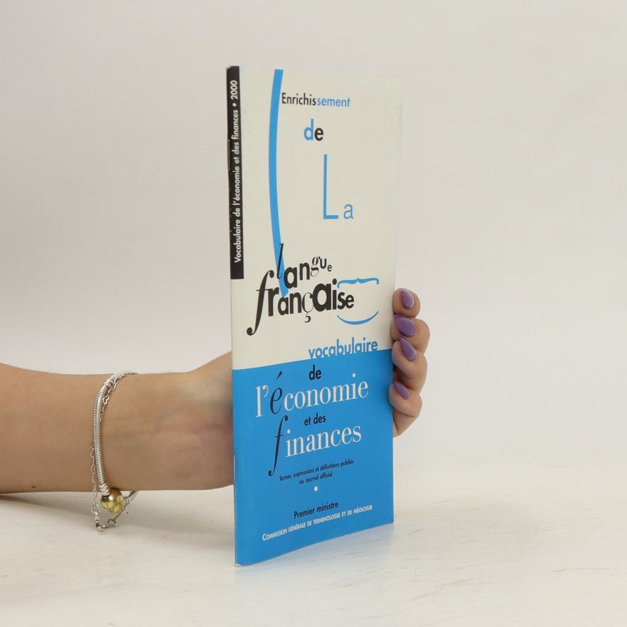 Kolektiv autorů Vocabulaire de l'économie et des finances