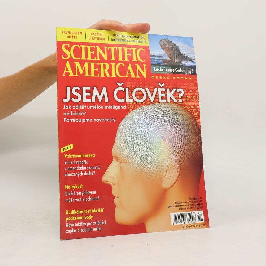 Kolektiv autorů Scientific American. Leden-Únor 2018. Jsem člověk?