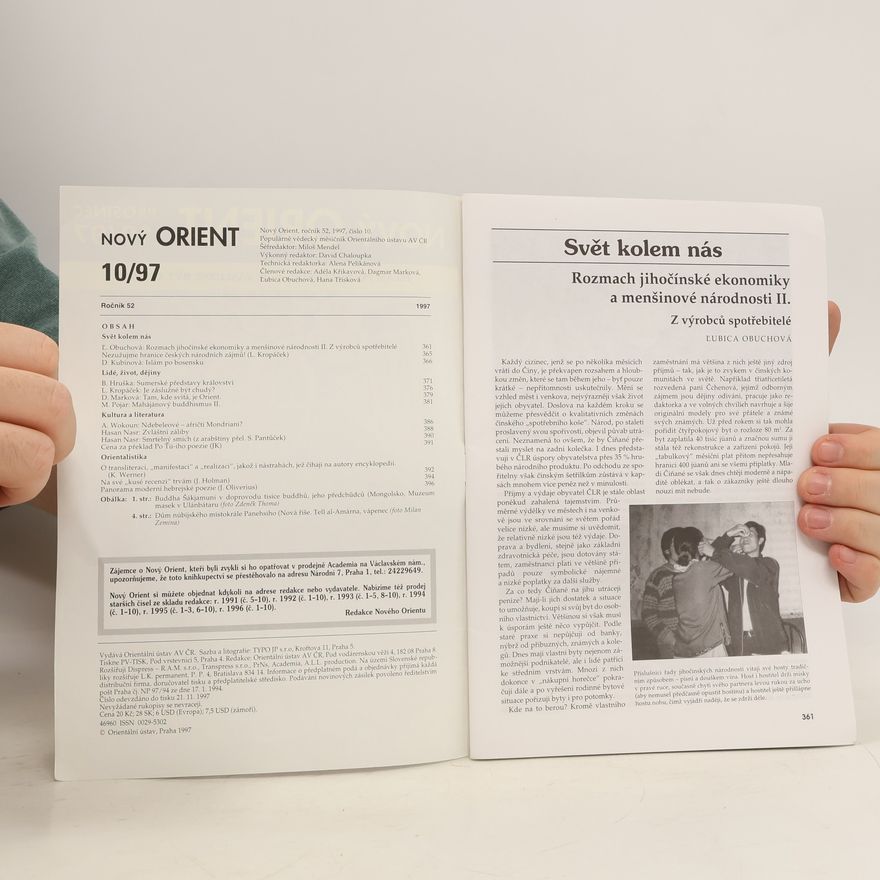 Kolektiv autorů Nový Orient 10/97