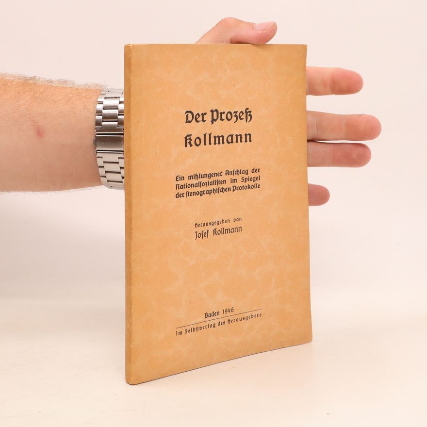 Various authors Der Prozeß Kollmann