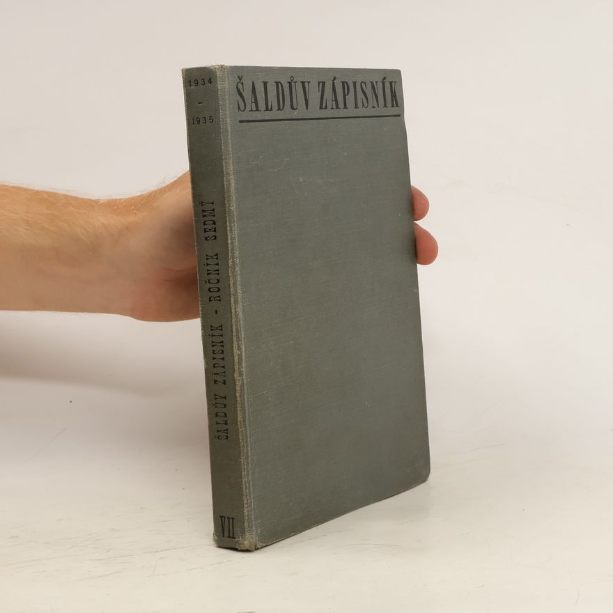 František Xaver Šalda Šaldův zápisník VII. 1934-1935