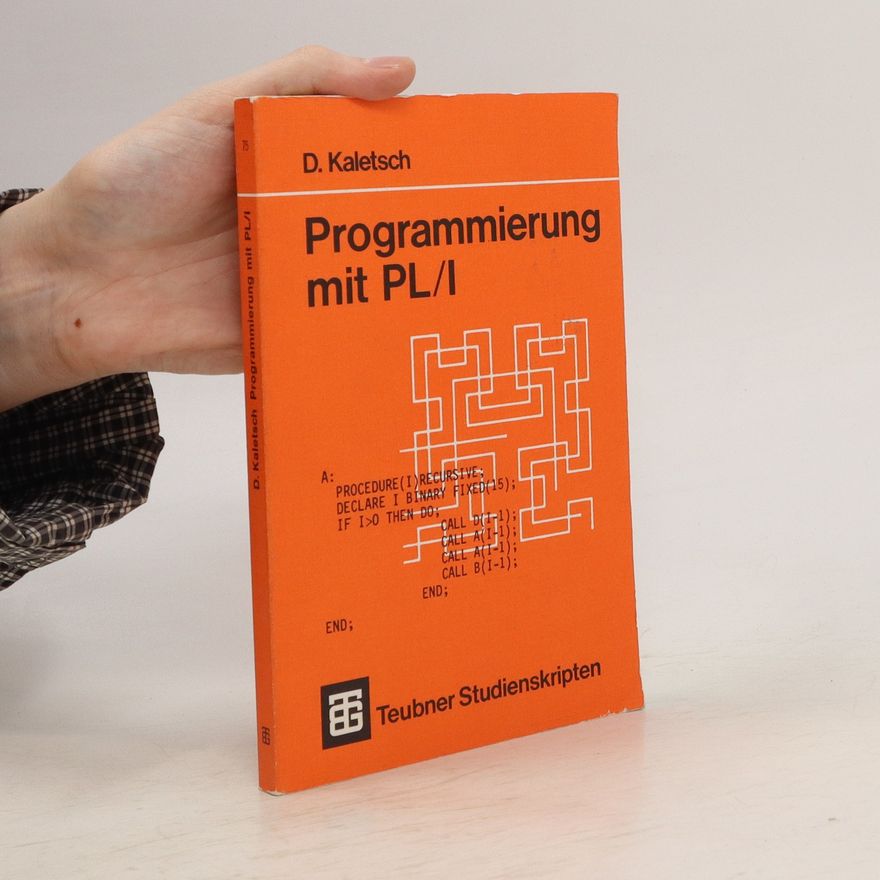 Dietmar Kaletsch Programmierung mit PL I