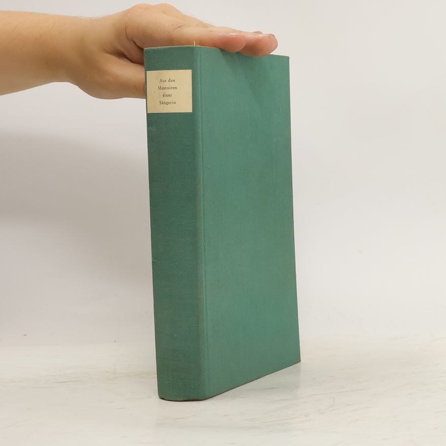 Wilhelmine Schröder-Devrient Aus den Memoiren einer Sängerin