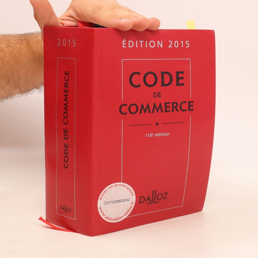 Kolektiv autorů Code de commerce