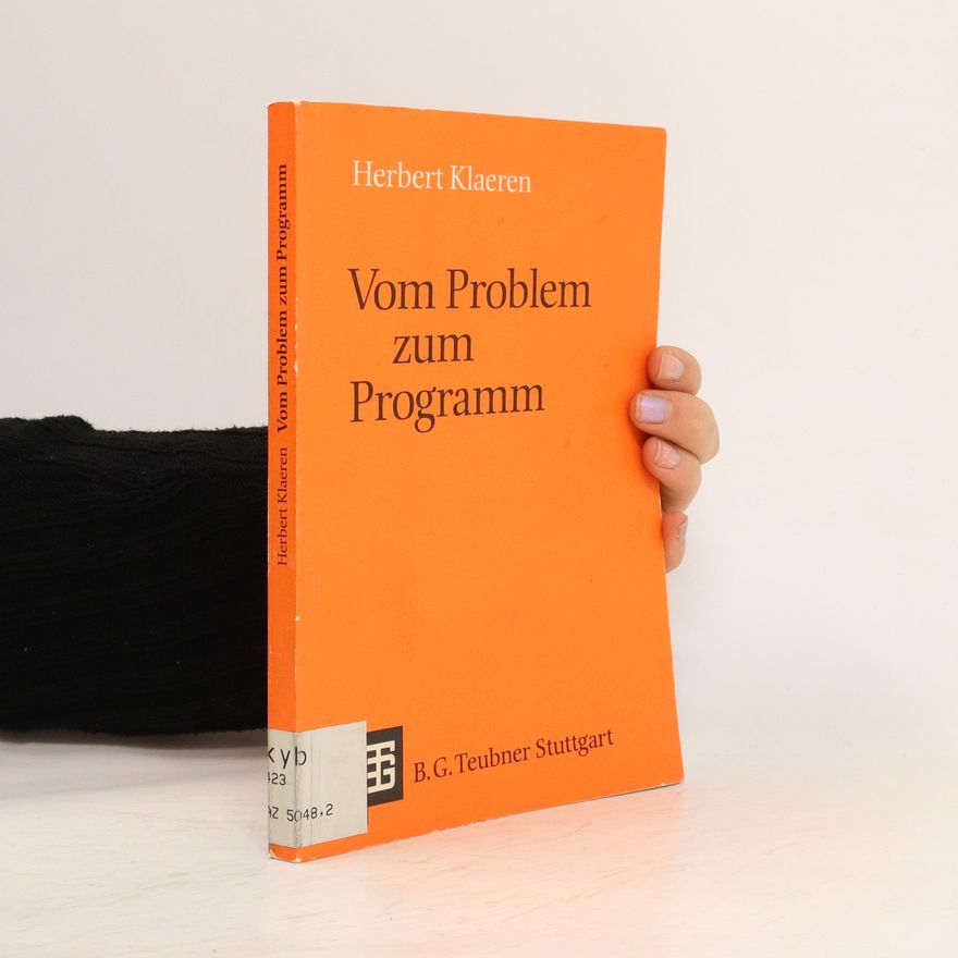 Herbert Klaeren Vom Problem zum Programm