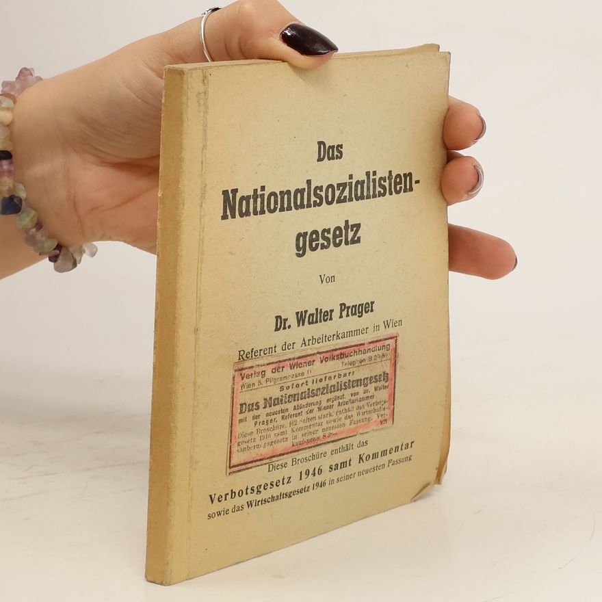Michael Walter Prager Das Nationalsozialistenngesetz