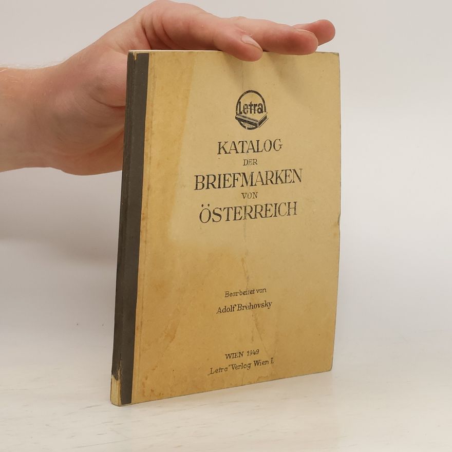 Adolf Brehovsky Katalog der Briefmarken von Österreich
