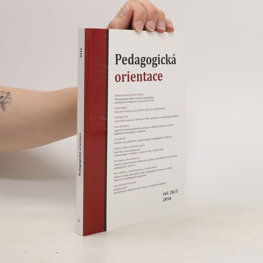 Various authors Pedagogická orientace 26/3