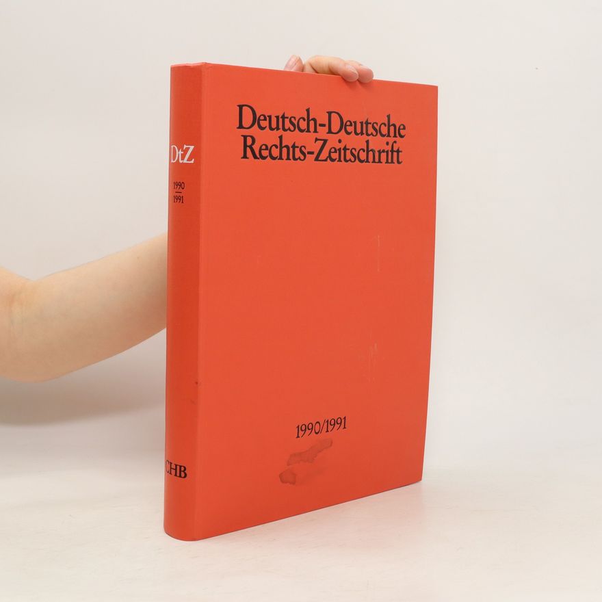 Various authors Deutsch-Deutsche.Rechts-Zeitschrift