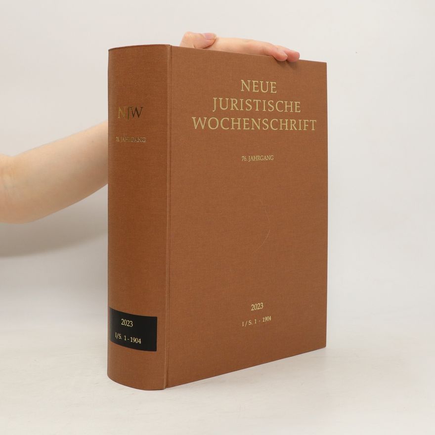 Kolektiv autorů Neue Juristische Wochenschrift 2023: I/S. 1-1904