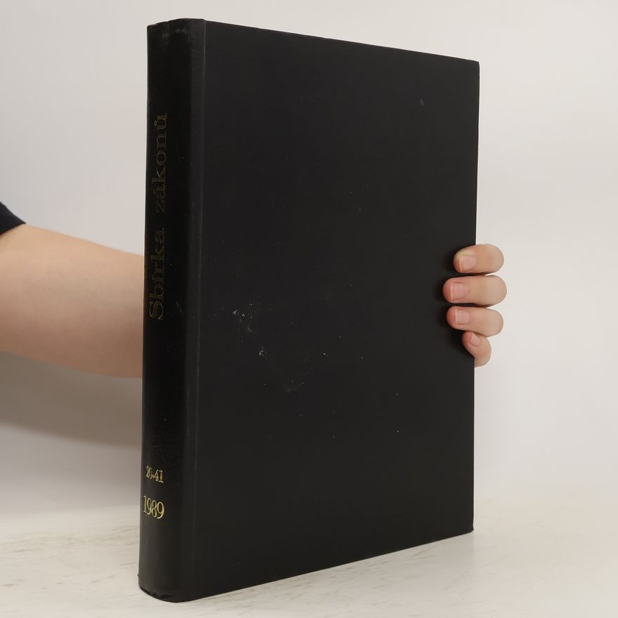 Kolektiv autorů Sbírka zákonů ČSSR 1989 I
