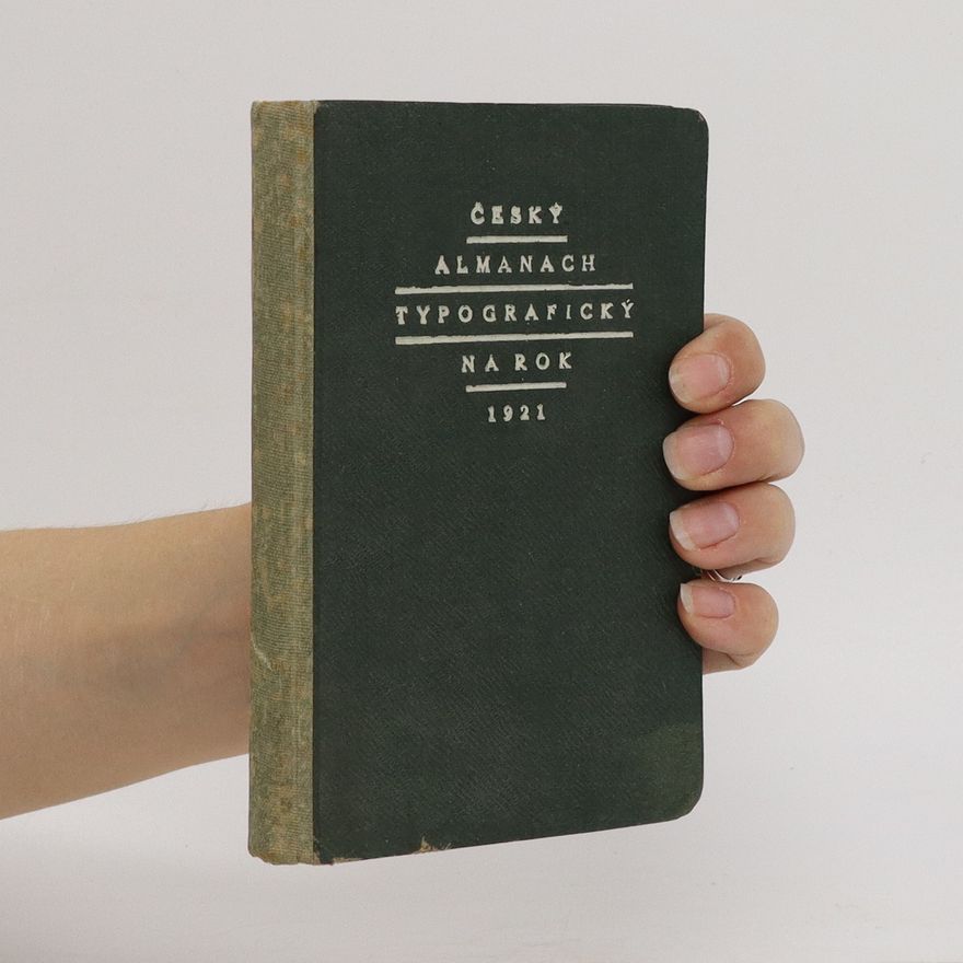 Václav Němeček Český almanach typografický na rok 1921