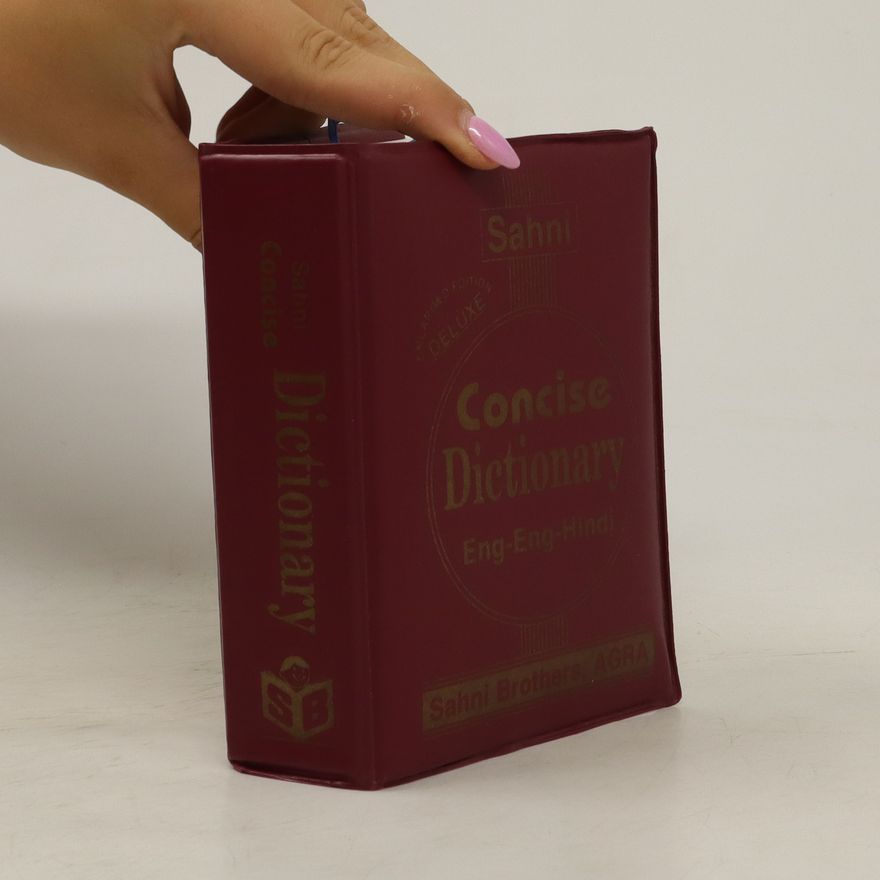 Kolektív autorov Sahni Concise Dictionary. English-English-Hindi