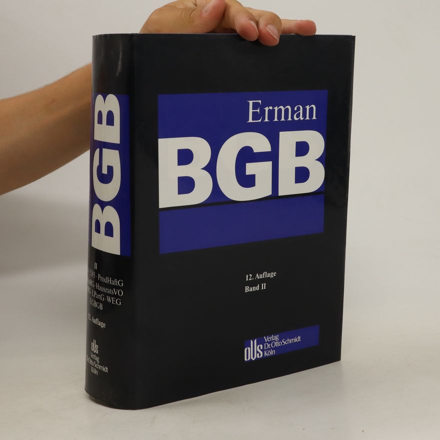 Harm Peter Westermann Erman Bürgerliches Gesetzbuch
