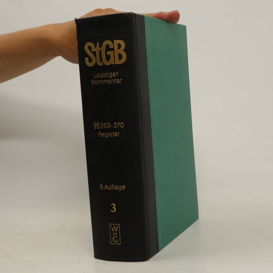 Adolf Lobe Strafgesetzbuch. Leipziger Kommentar 3