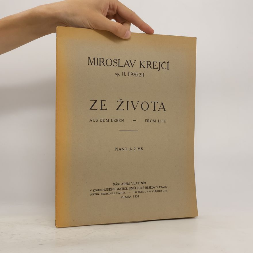 Miroslav Krejčí Ze života. Aus dem Leben. From Life. Piano à 2 MS