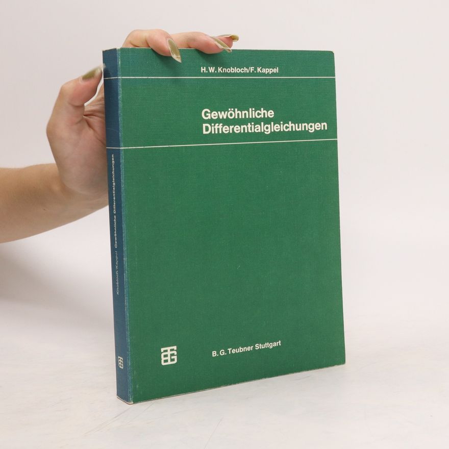 Hans W. Knobloch Gewöhnliche Differentialgleichungen