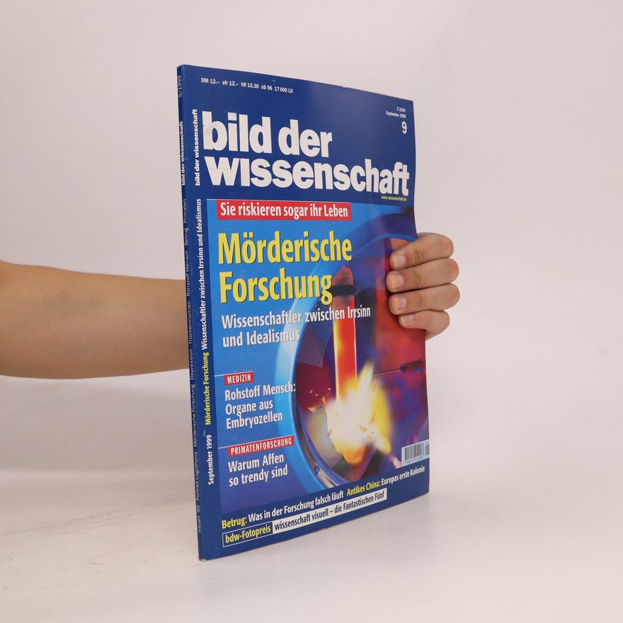 Various authors Bild der wissenschaft 9/1999: Mörderische Forschung