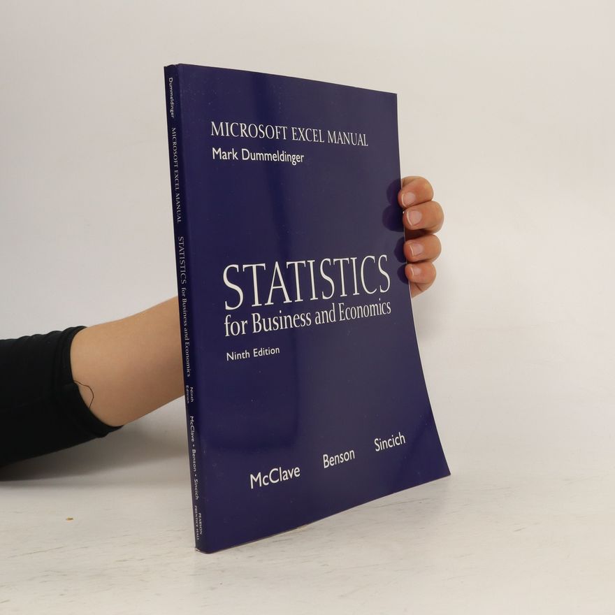 Autorenkollektiv Statistics for Business an Economics: Microsoft excel manual
