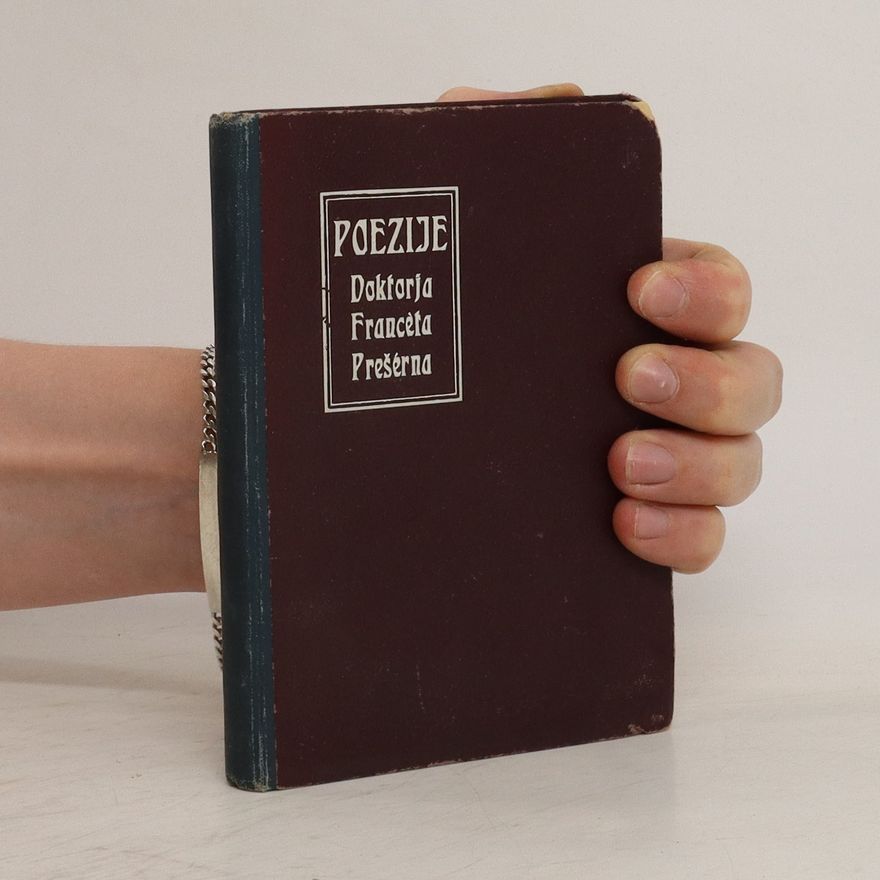 France Prešeren Poezije dóktorja Franceta Prešerna