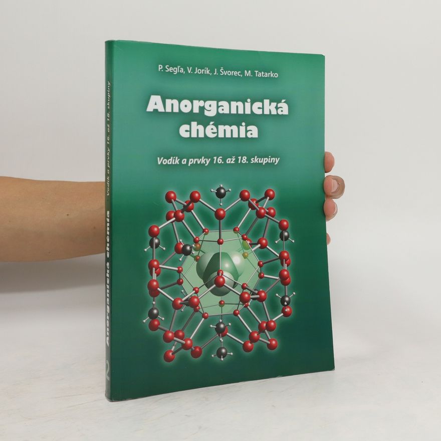 Vladimír Jorík Anorganická chémia. Vodík a prvky 16. až 18. skupiny