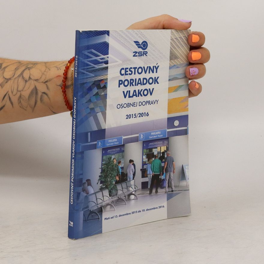 Various authors Cestovný poriadok vlakov osobnej dopravy 2015/2016