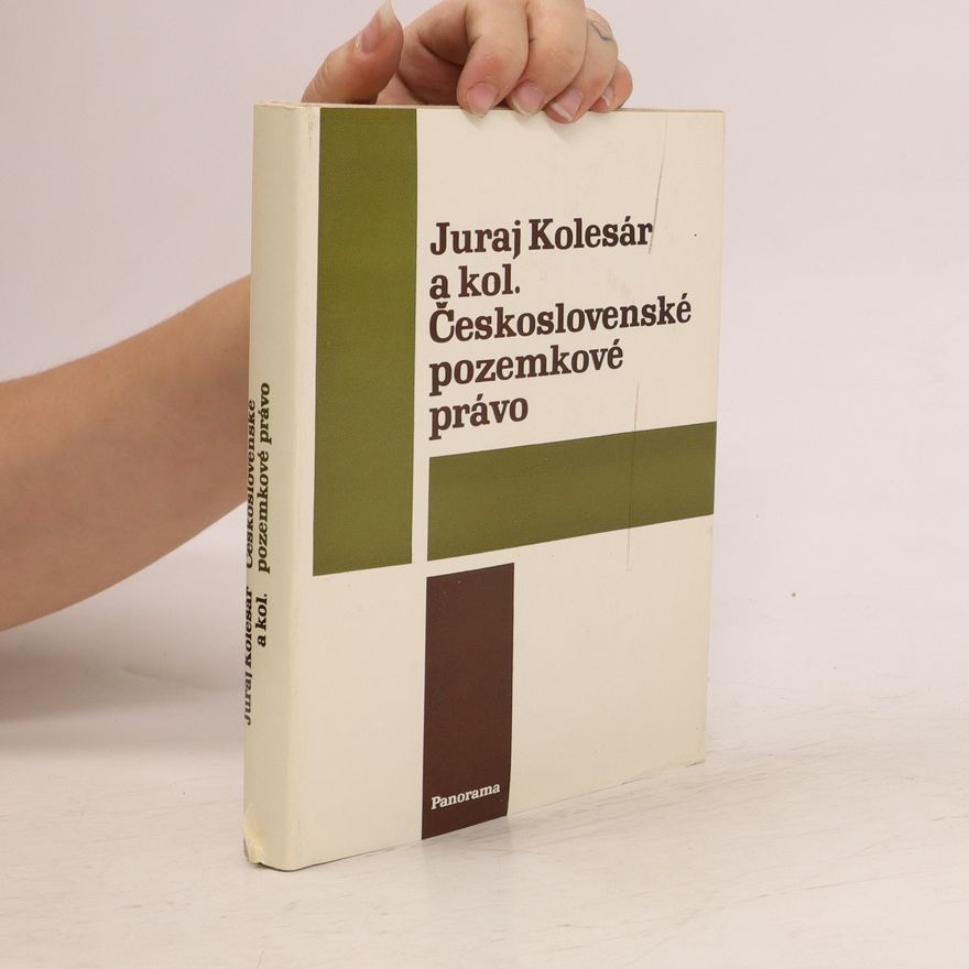 Juraj Kolesár Československé pozemkové právo