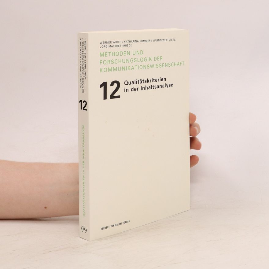 Werner Wirth Qualitätskriterien in der Inhaltsanalyse