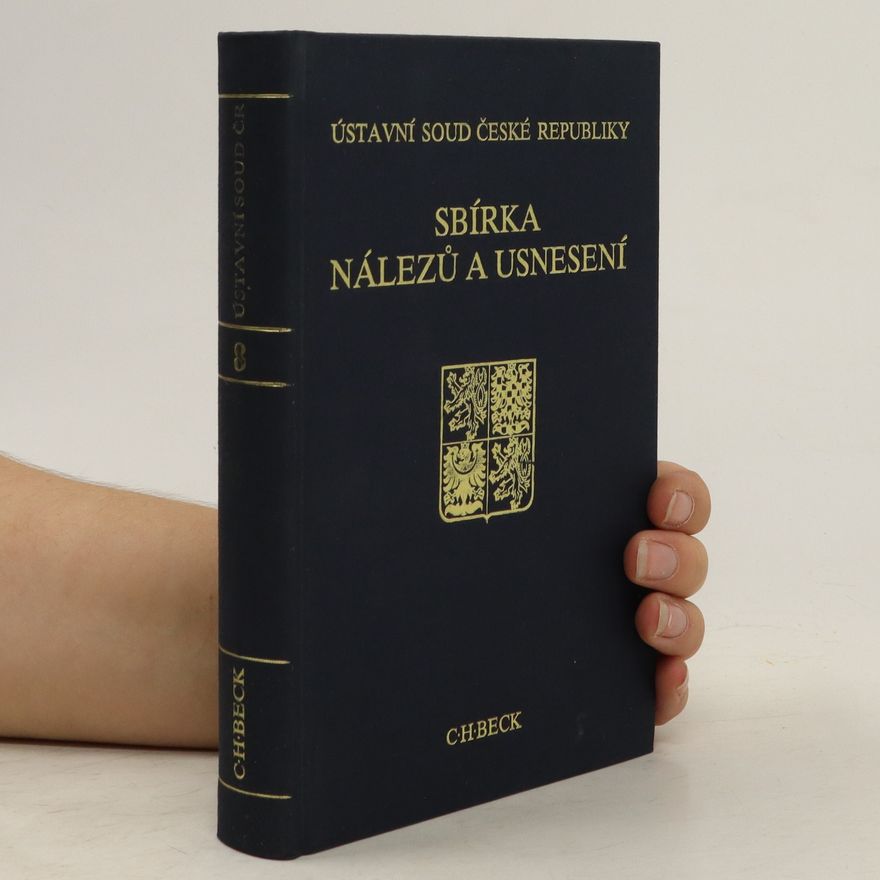 Kolektiv autorů Sbírka nálezů a usnesení. Svazek 8