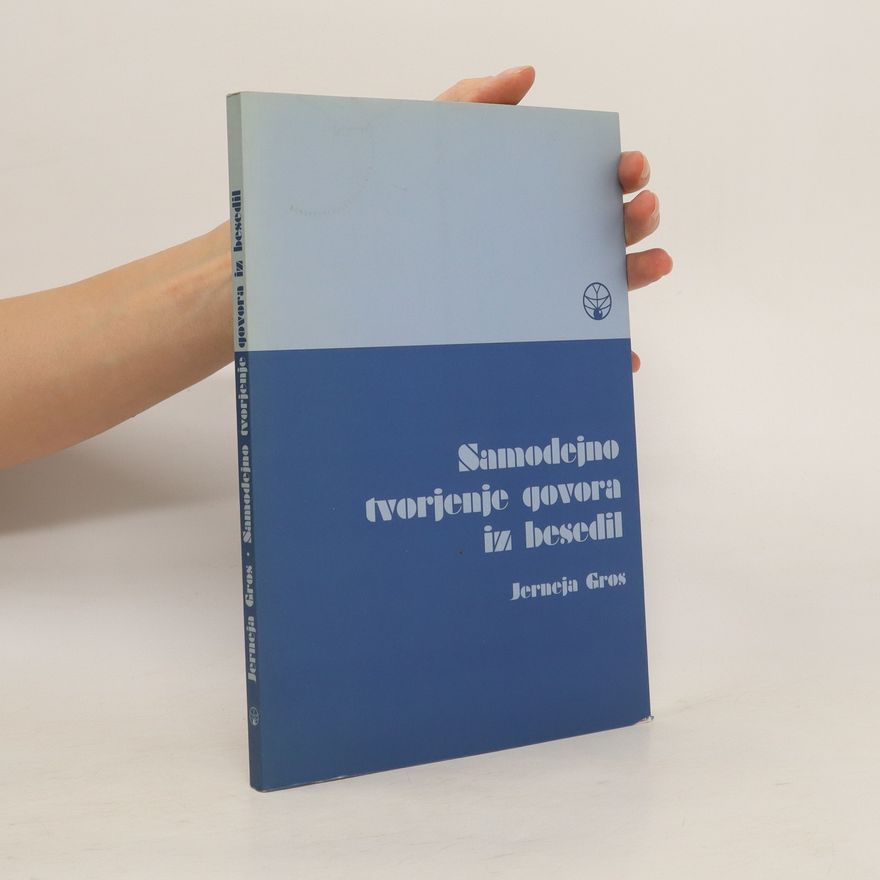 Jerneja Gros Samodejno tvorjenje govora iz besedil