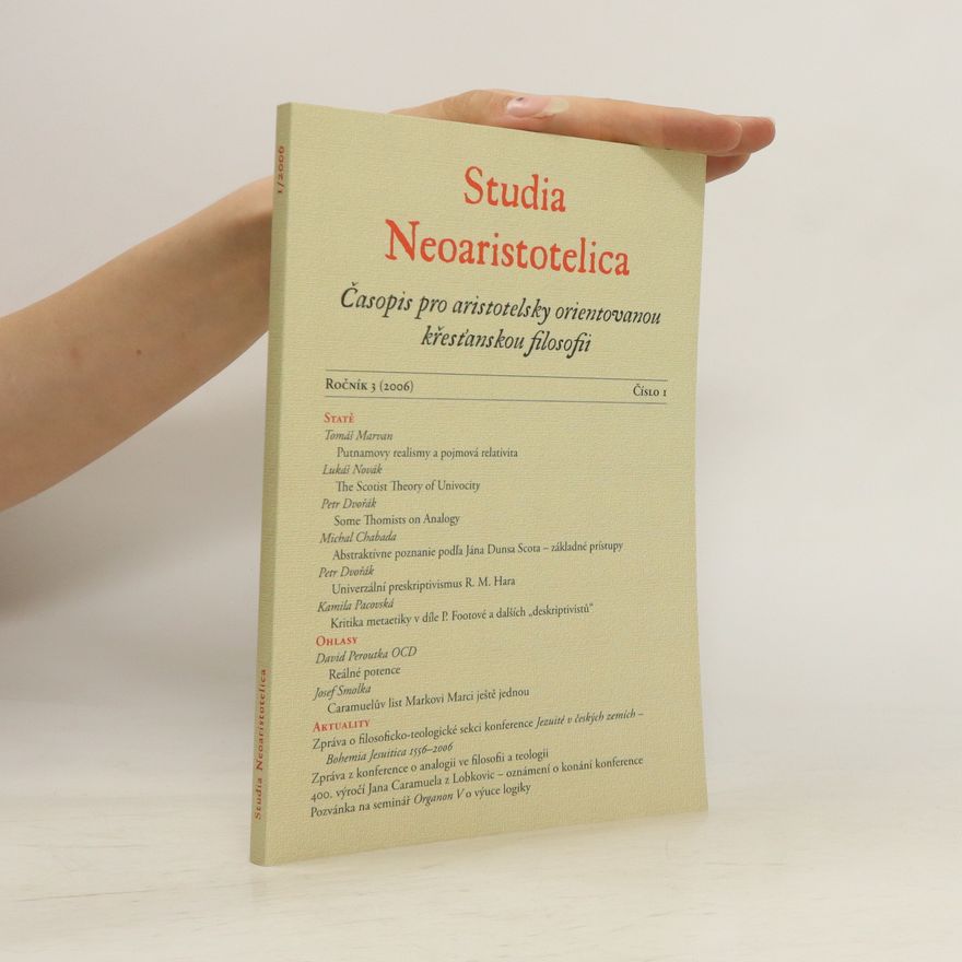 Autorenkollektiv Studia Neoaristotelica 1/2005
