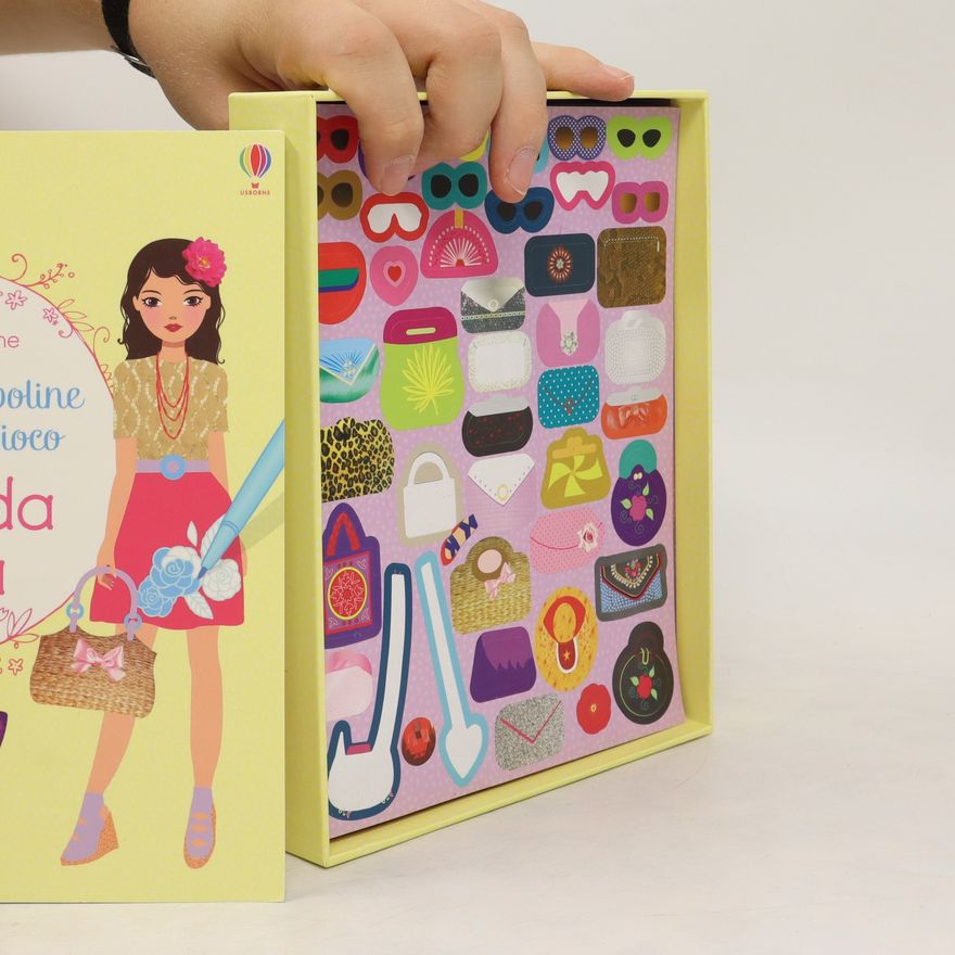 Antonia Miller Stilista per gioco. Atelier Usborne. Vesto le bamboline. Look da festa. Con adesivi