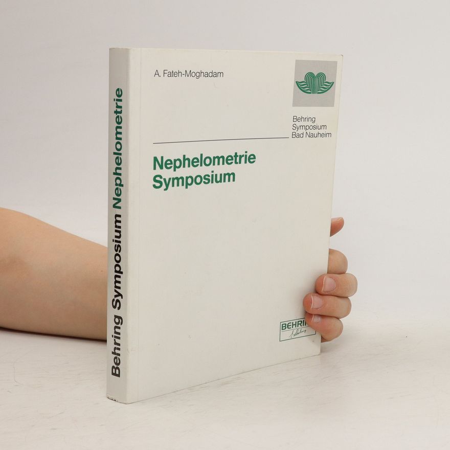 Ahmad Fateh-Moghadam Nephelometrie-Symposium