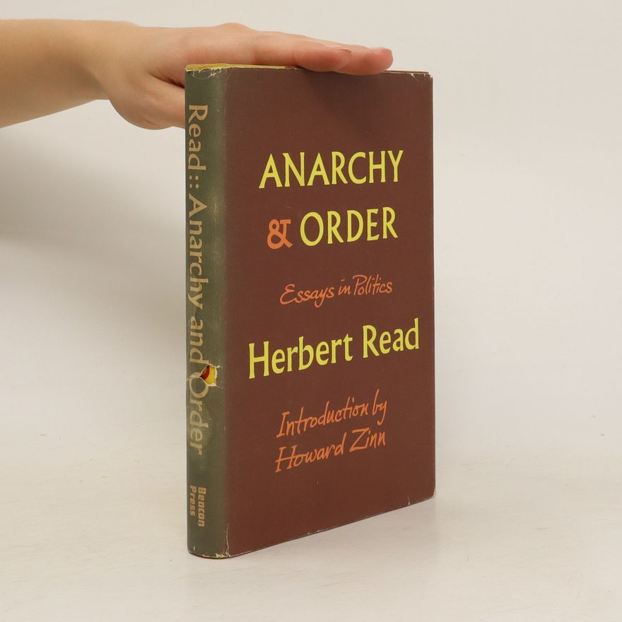 Herbert Edward Read Anarchy and Order