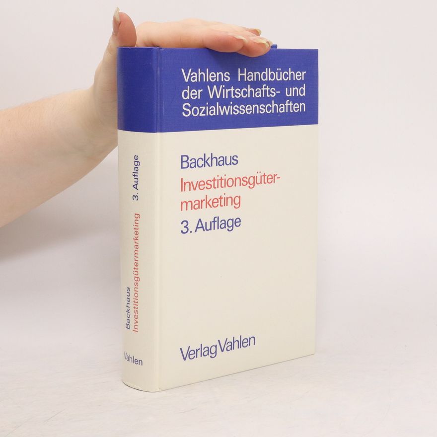 Klaus Backhaus Investitionsgütermarketing