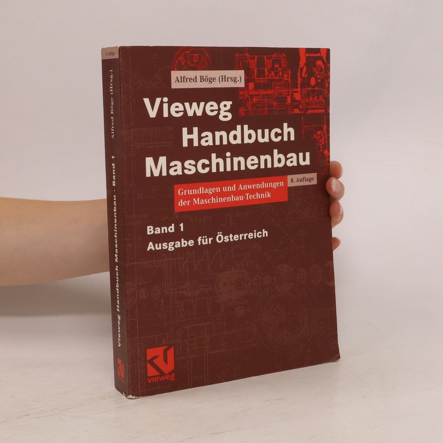 Alfred Böge Vieweg Handbuch Maschinenbau