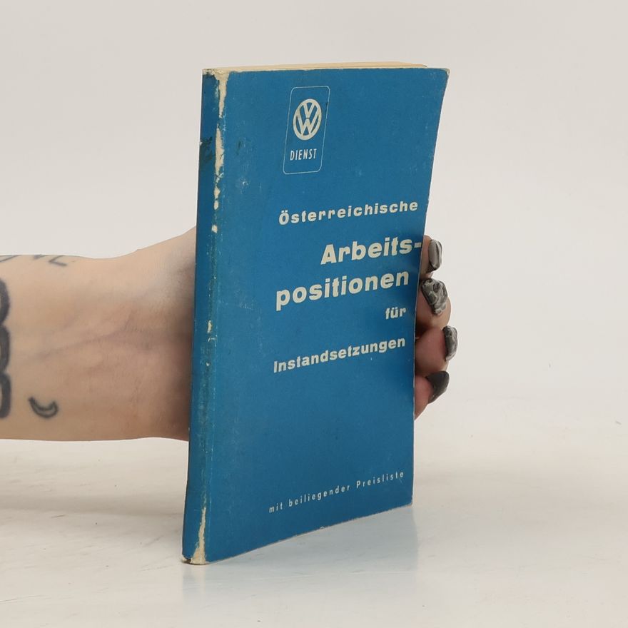 Autorenkollektiv Österreichische Arbeitspositionen für Instandsetzungen