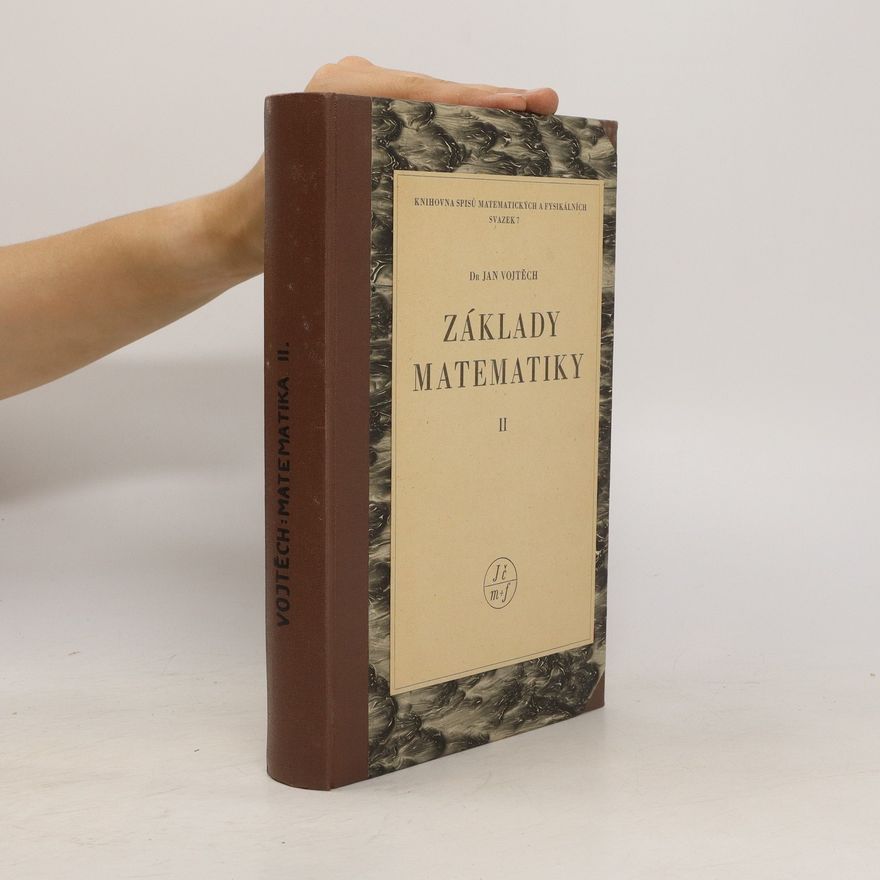 Jan Vojtěch Základy matematiky II