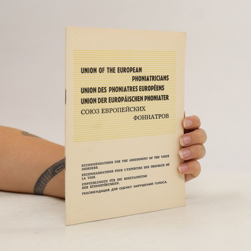 Autorenkollektiv Union of the European Phoniatricians