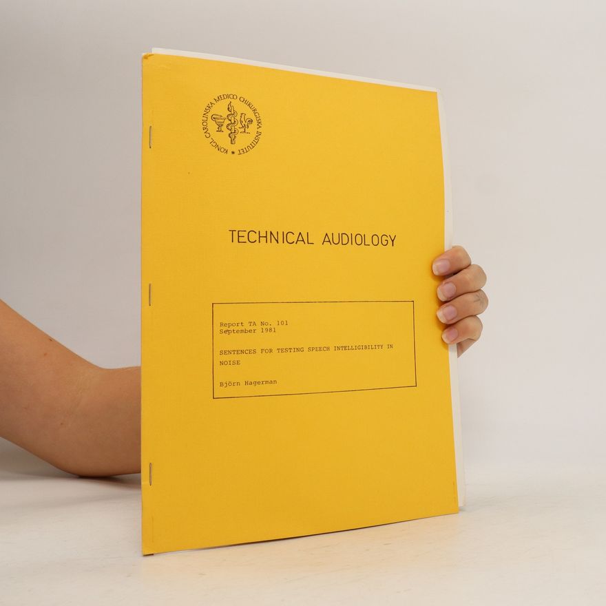 Björn Hagerman Technical Audiology