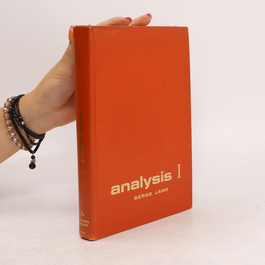 Serge Lang Analysis I.