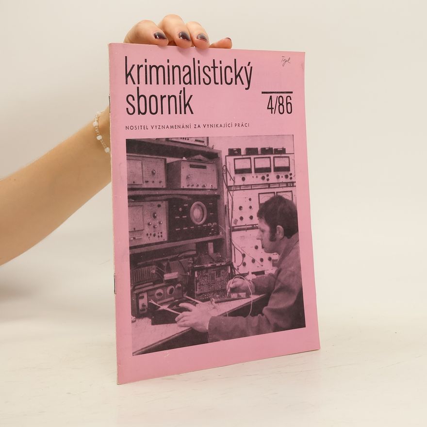 Kolektiv autorů Kriminalistický sborník 4/86
