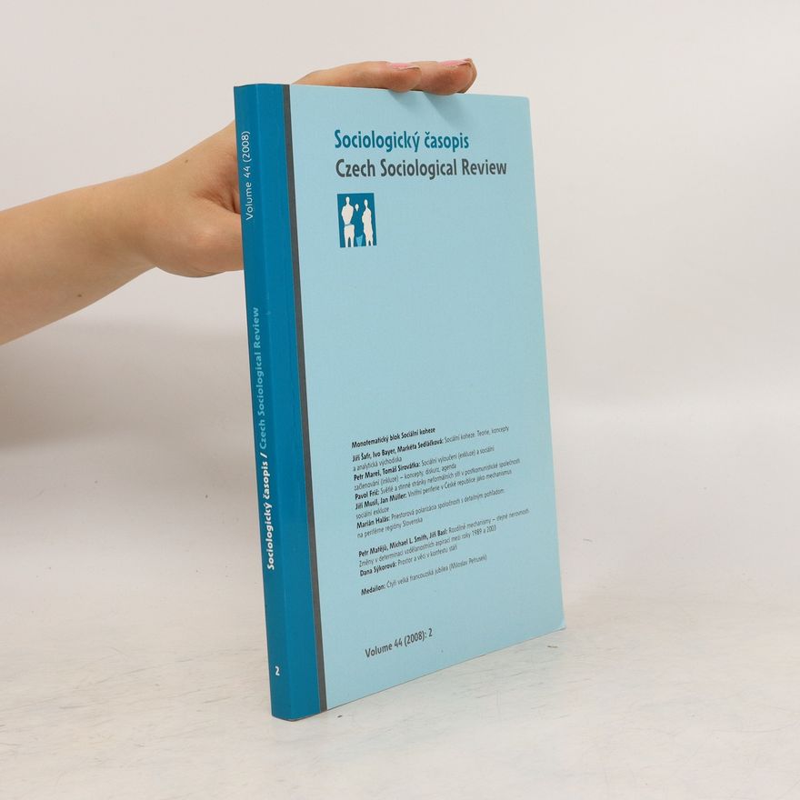 Kolektiv autorů Sociologický časopis 44/2008