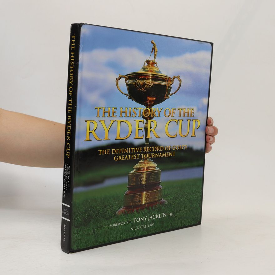 Tony Jacklin The History of the Ryder Cup