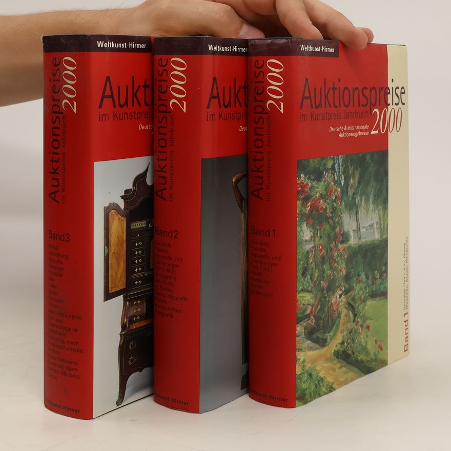Autorenkollektiv Auktionspreise im Kunstpreis Jahrbuch 2000, Band 1-3